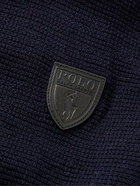 Polo Ralph Lauren - Logo-Appliquéd Padded Quilted Recycled-Shell and Wool-Blend Jacket - Blue