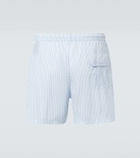 Thom Sweeney Striped swim trunks