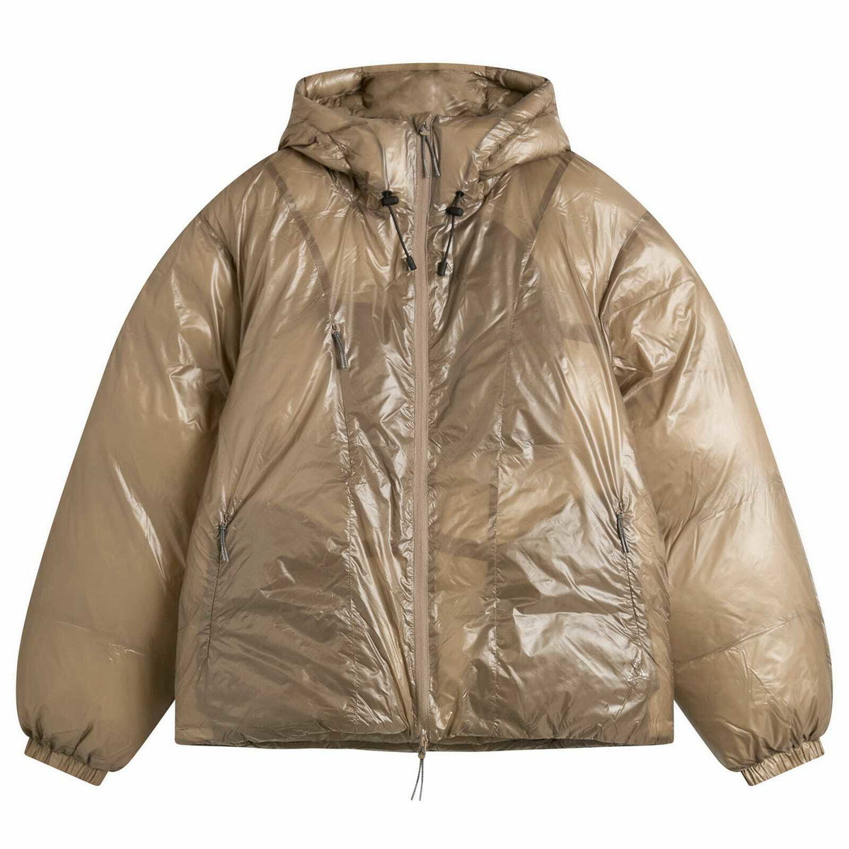 ROA Men's Smooth Down Jacket in Taupe