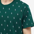Polo Ralph Lauren Men's All Over Pony Sleepwear T-Shirt in Hunt Club Green