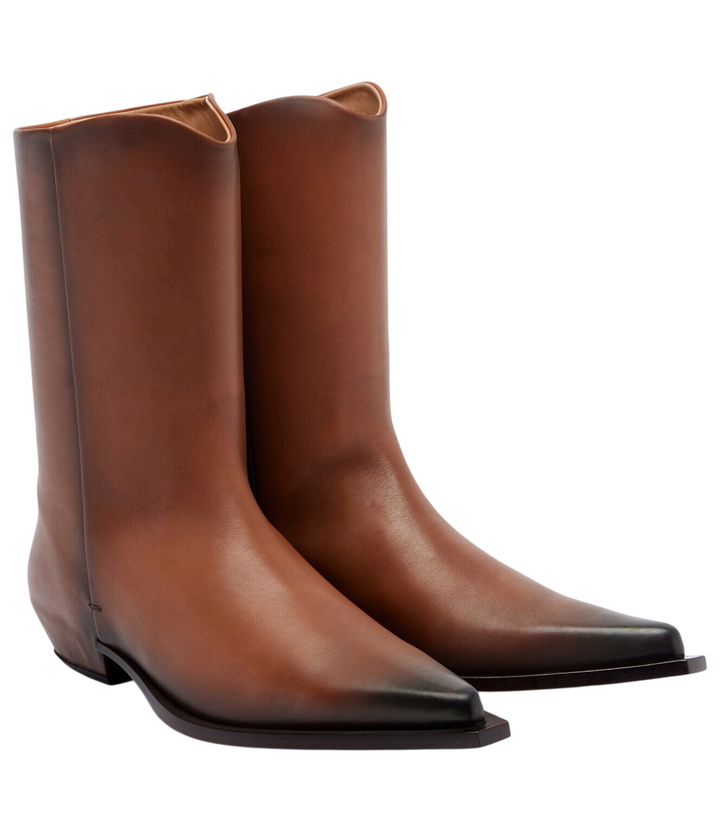Photo: Calvin Klein Collection Cheer leather cowboy boots