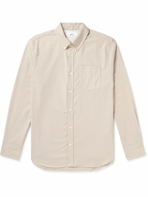 Photo: Mr P. - Oxford Cotton-Flannel Shirt - Neutrals