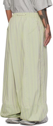 NAMESAKE Green Lamar Carrot Wide Trousers