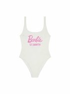 MC2 Saint Barth Woman Scoopback One Piece Swimsuit Lora With Barbie Logo | Barbie Special Edition