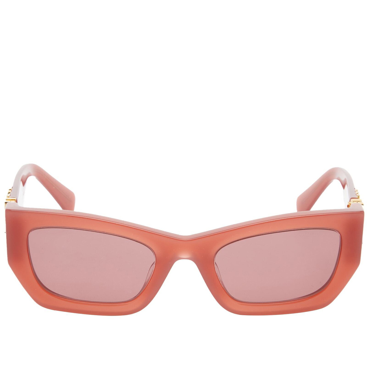 Miu Miu Eyewear Women's 09WS Sunglasses in Cognac Opal Miu Miu