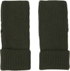 Rier Khaki Fingerless Gloves
