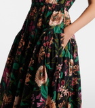 Ulla Johnson Marin floral cotton poplin midi dress