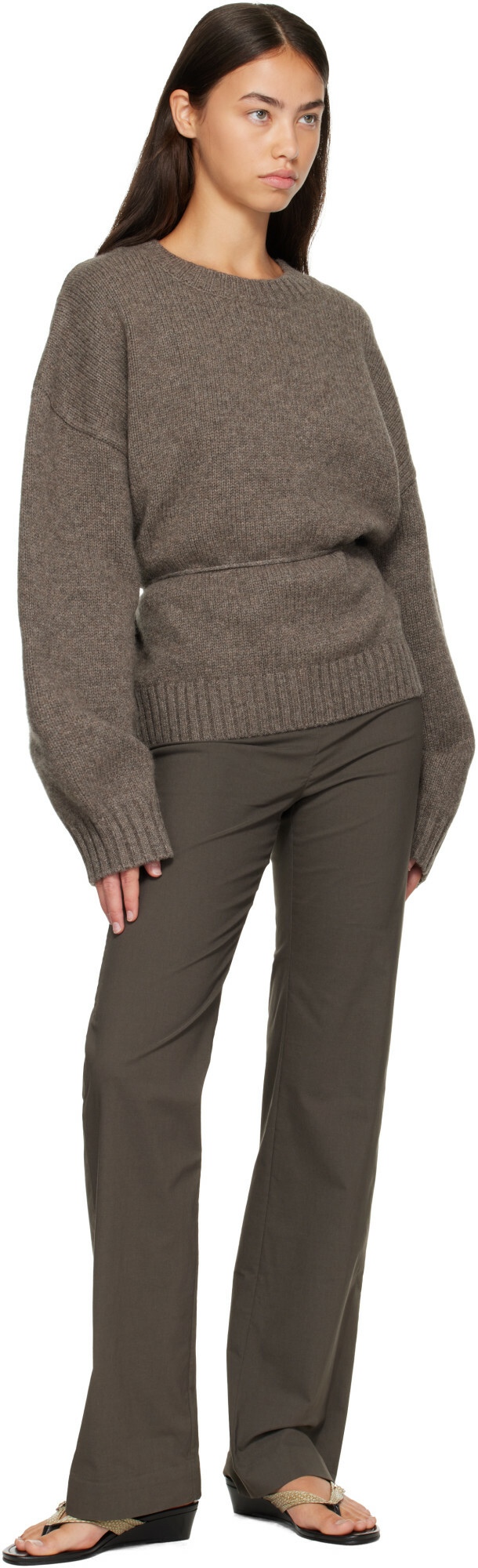 St. Agni Gray Studio Trousers