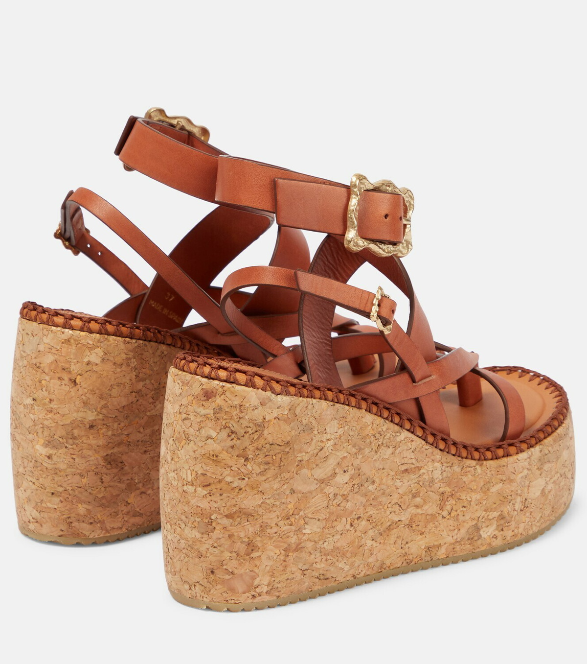 Zimmermann Leather wedge sandals Zimmermann
