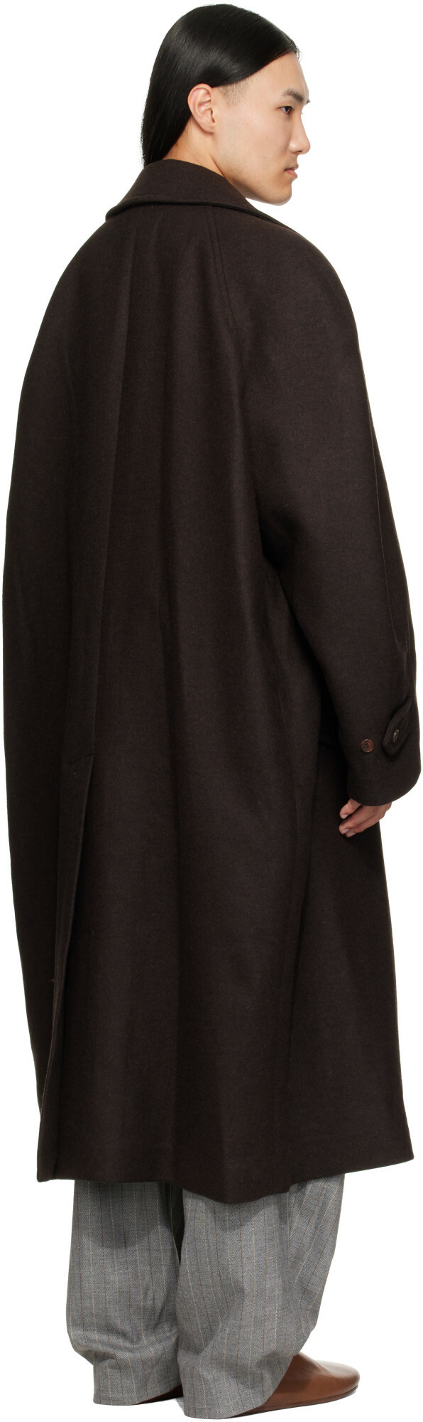Hed Mayner Brown Twill Coat
