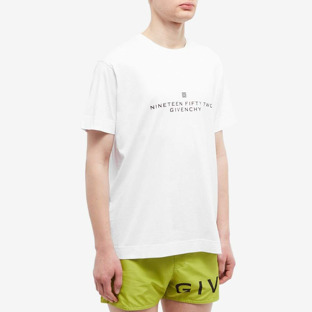 Givenchy Men's NineT-Shirtn Fifty Two T-Shirt in White Givenchy