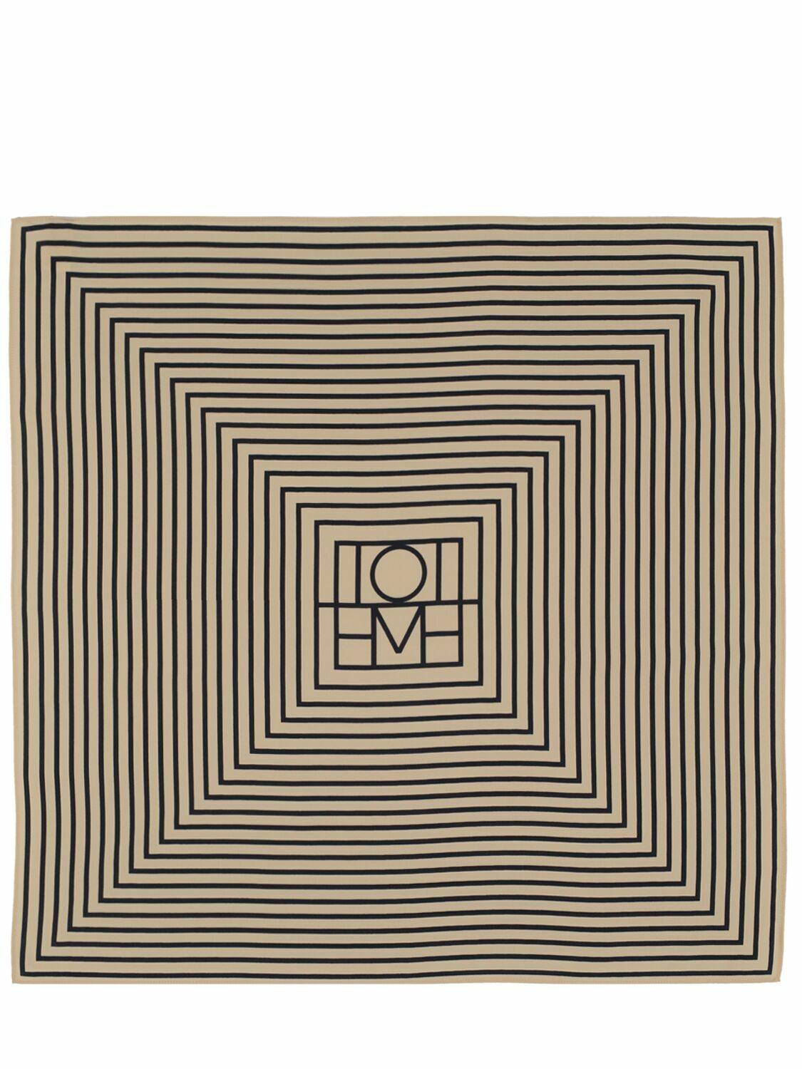 TOTEME - Signature Monogram Silk Scarf Toteme