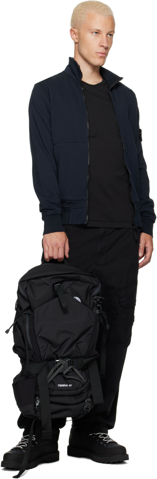The North Face Black Terra 40-Litre Hiking Backpack