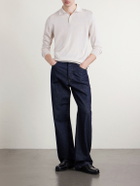 Slowear - Slim-Fit Cashmere and Silk-Blend Polo Shirt - Neutrals