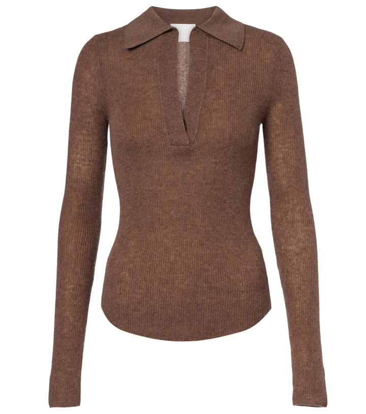 Photo: Citizens of Humanity Simone wool and cashmere polo sweater