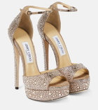 Jimmy Choo - Max 150 embellished platform sandals