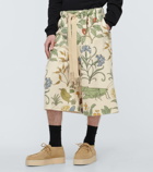 Loewe - Floral printed drawstring shorts