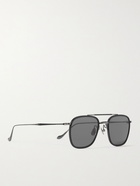 Matsuda - Aviator-Style Ruthenium and Acetate Sunglasses