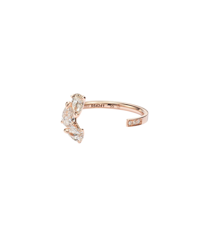 Photo: Repossi Serti Sur Vide 18kt rose gold ring with diamonds