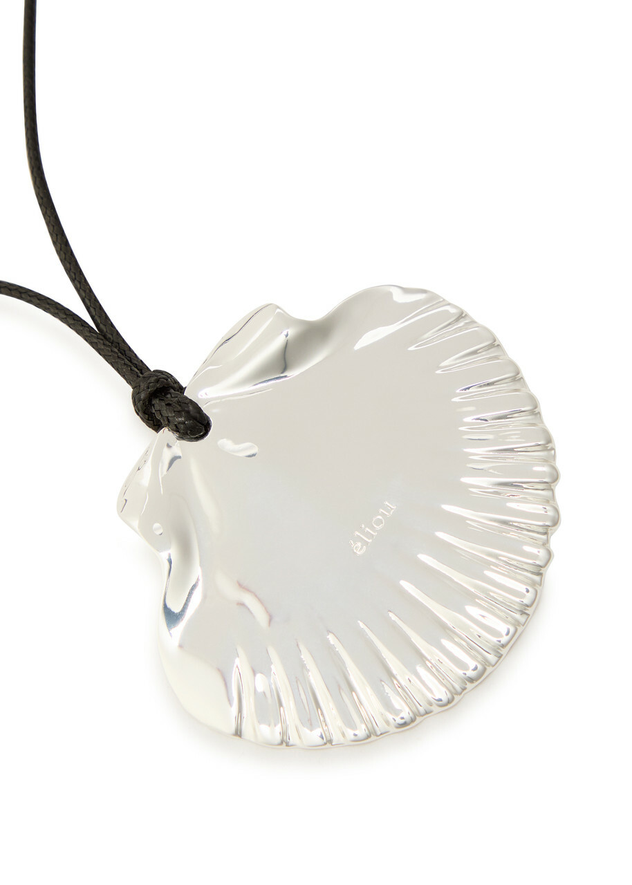 Eliou Venus Wrap Shell Cord Necklace - Silver - One Size