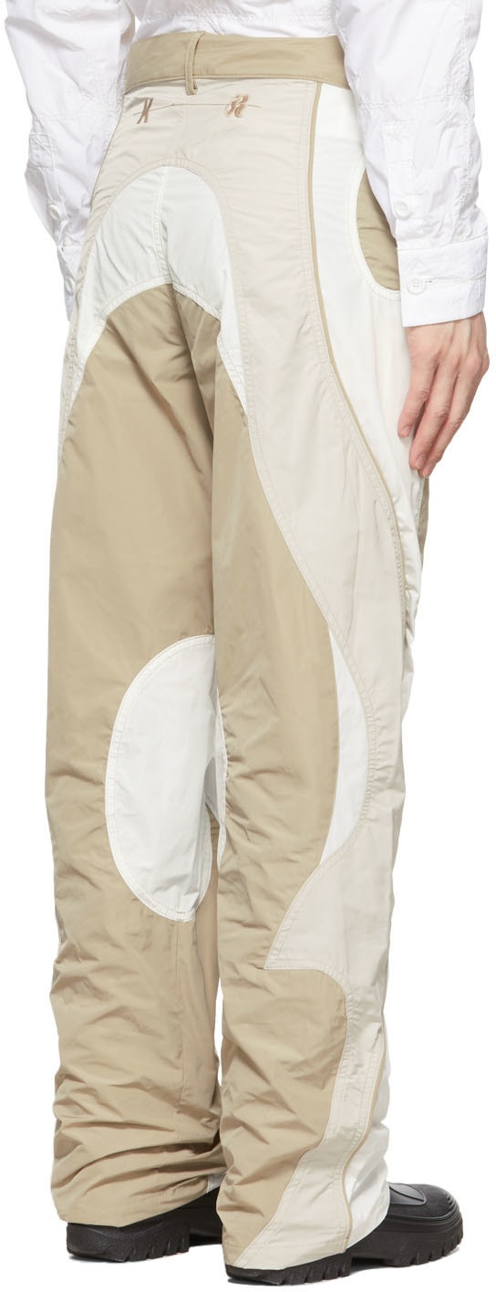 Kusikohc SSENSE Exclusive Beige Polyester Trousers