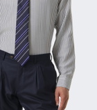 Eleventy Striped twill shirt