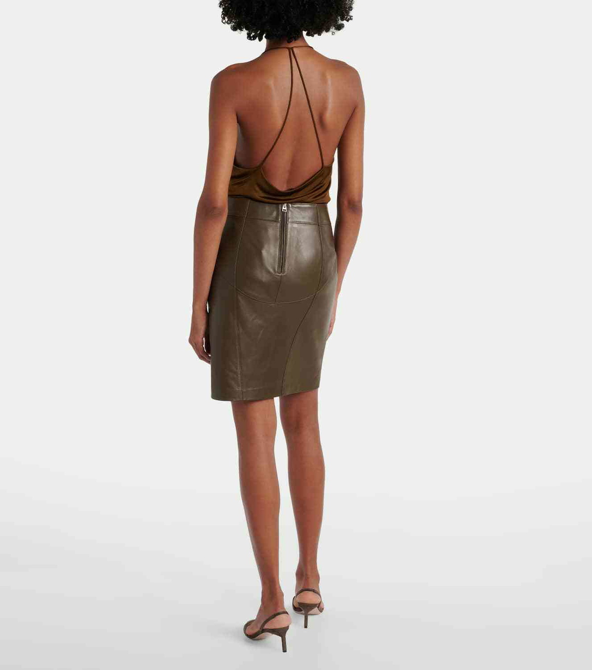 Tom Ford Leather miniskirt