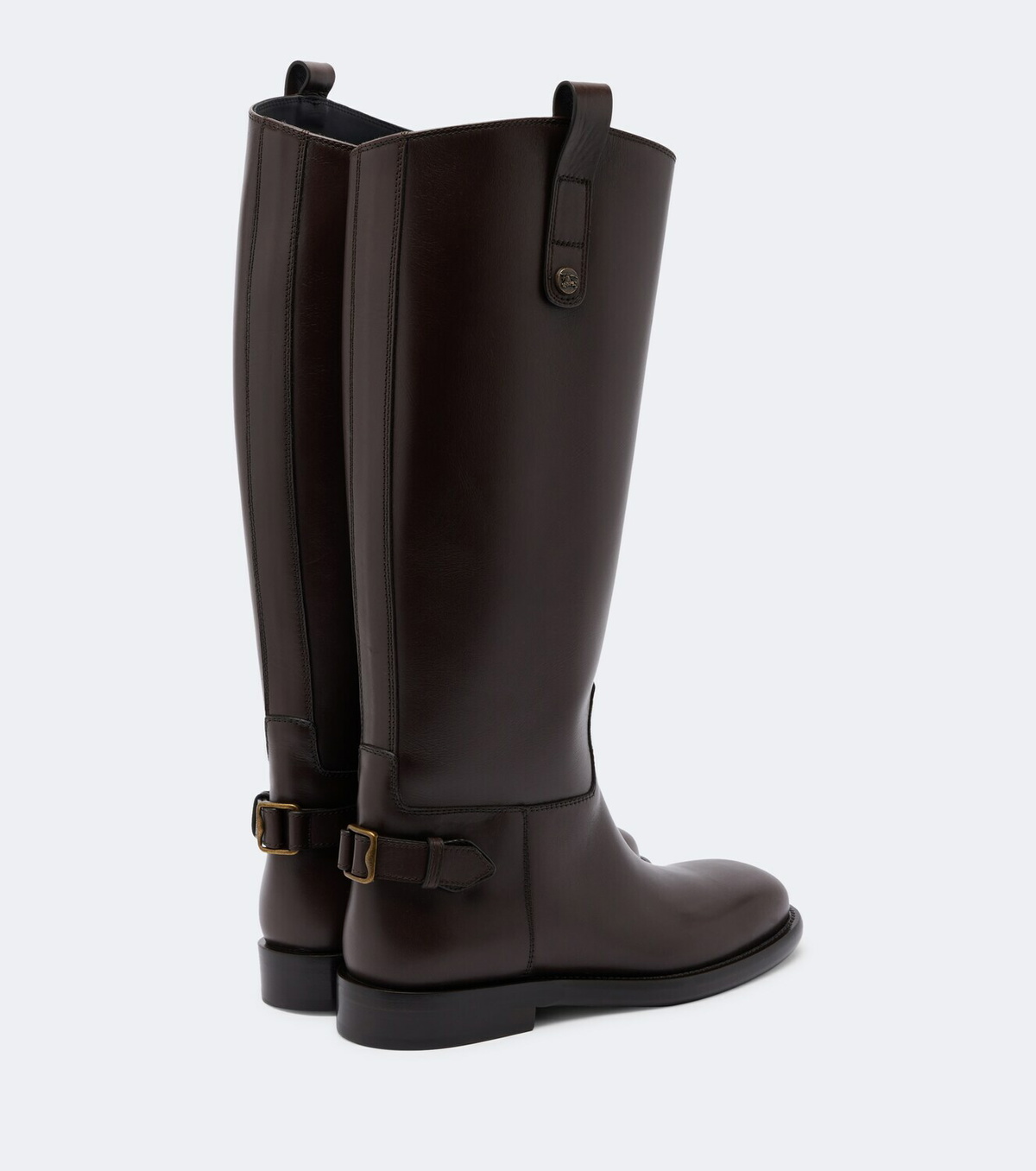 Burberry Cavalier leather knee-high boots