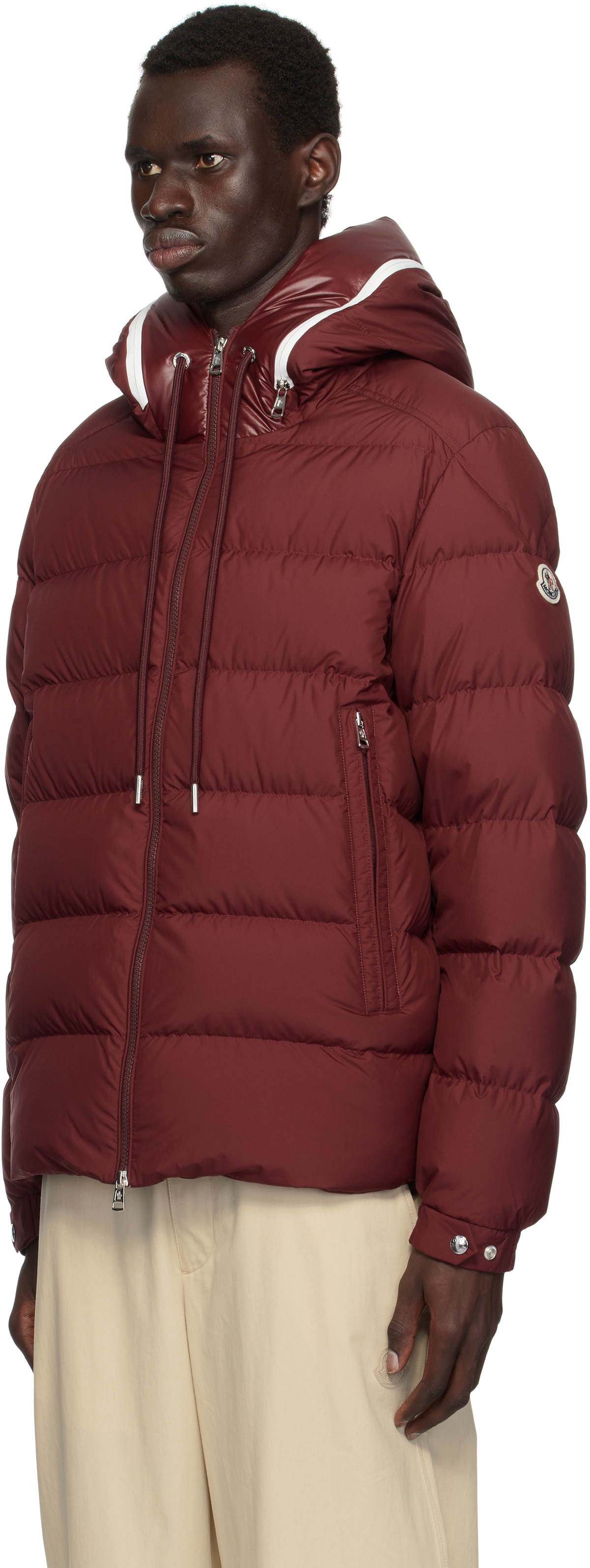 Moncler Red Cardere Short Down Jacket Moncler