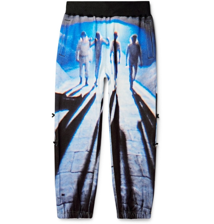 Photo: Undercover - Tapered Printed Loopback Cotton-Jersey Sweatpants - Multi