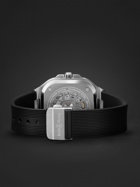 Bell & Ross - GMT Automatic 41mm Stainless Steel and Rubber Watch, Ref. No. BR05G-BL-ST/SRB