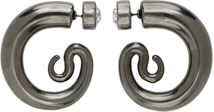 Photo: Panconesi Gunmetal KNWLS Edition Medium Serpent Earrings