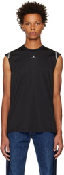 PALMER Black Cap Sleeve T-Shirt