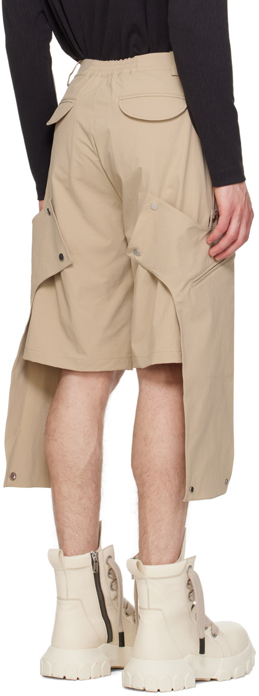 Uncertain Factor Beige Atomic Domination Shorts