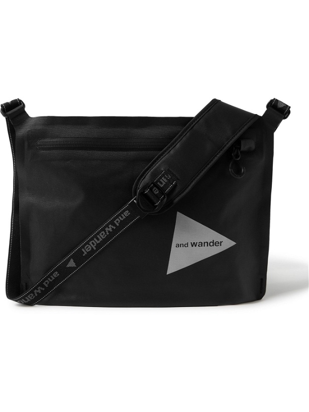Photo: AND WANDER - Logo-Print Nylon-Ripstop Messenger Bag