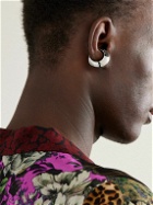 Alexander McQueen - Gaze Logo-Engraved Silver-Tone Ear Cuff
