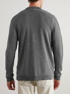 Officine Générale - Kylan Cotton-Blend Polo Shirt - Gray