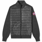 Canada Goose Men's Hybridge Knit Jacket in Iron Grey