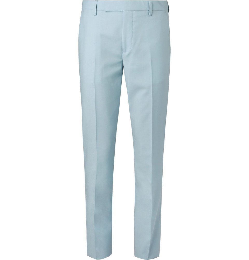 PAUL SMITH SlimFit SatinTrimmed Pleated Wool and MohairBlend Tuxedo  Trousers for Men  MR PORTER