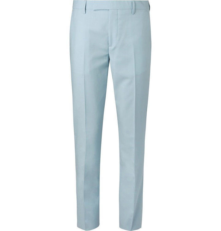 Photo: Paul Smith - Light-Blue Soho Slim-Fit Wool and Mohair-Blend Suit Trousers - Men - Light blue