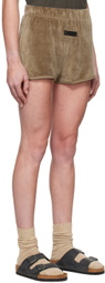 Essentials Brown Patch Shorts