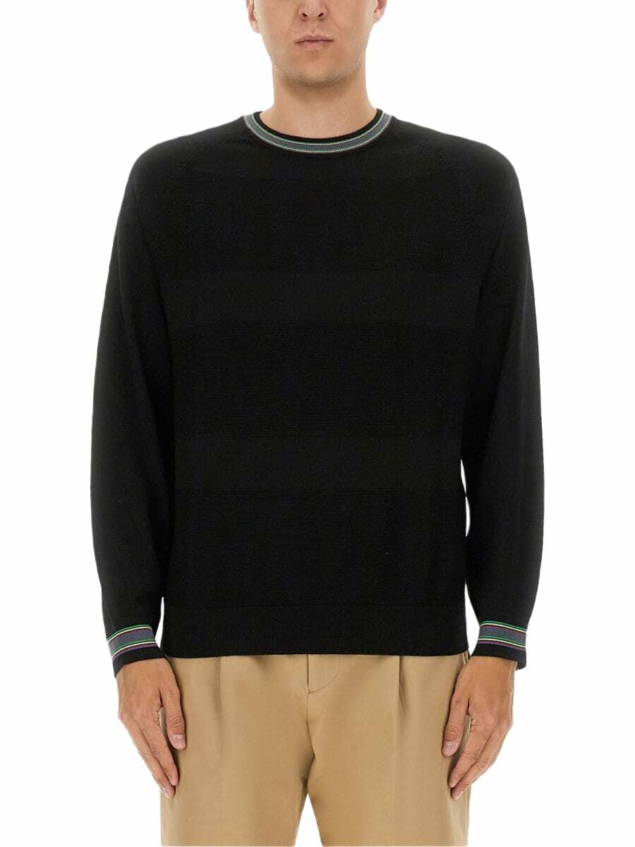 PS by Paul Smith Black Argyle Sweater PS by Paul Smith