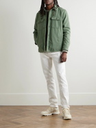 A.P.C. - Alessio Padded Cotton-Twill Shirt Jacket - Green