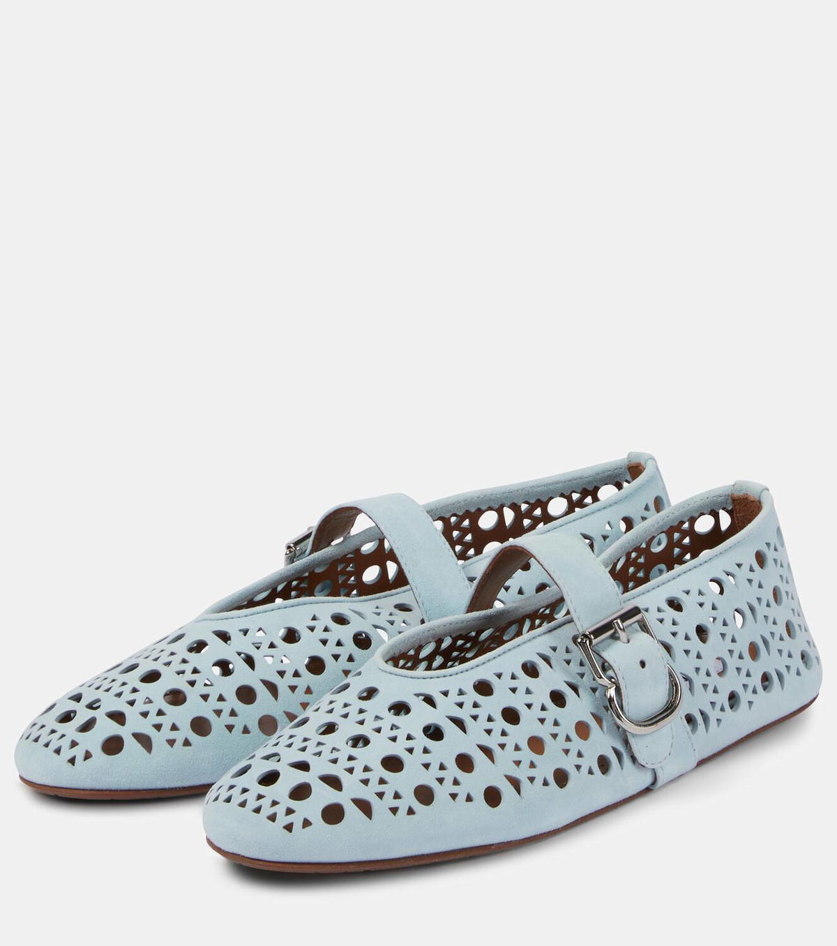 Alaïa Vienne leather ballet flats