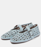 Alaïa Vienne leather ballet flats
