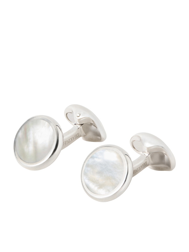 Photo: Deakin & Francis - Mother-of-Pearl and Sterling Silver Cufflinks