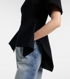 Alaïa Peplum cotton jersey T-shirt