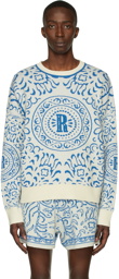 Rhude Off-White Tile Sweater