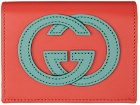 Gucci Pink Interlocking G Card Holder