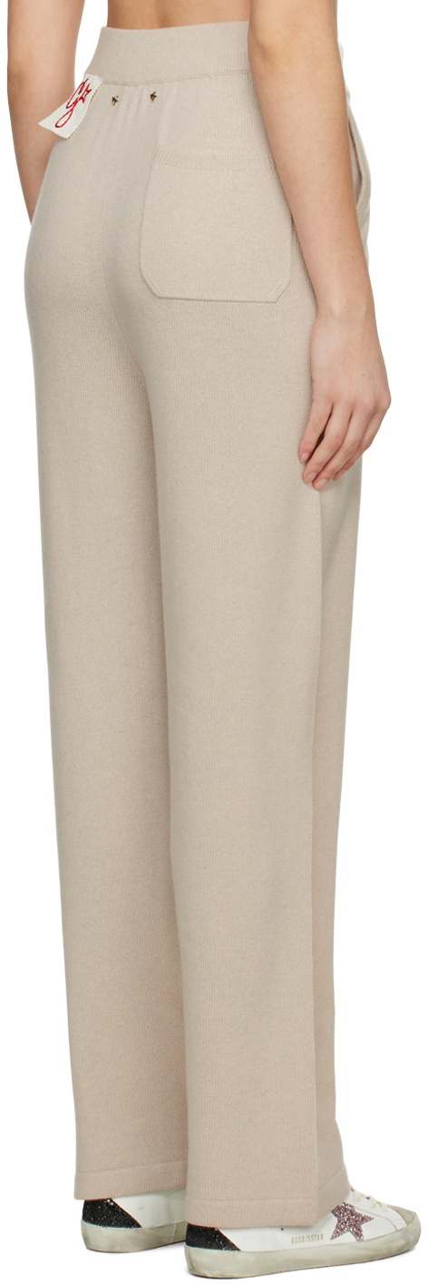 Golden Goose Beige Patch Lounge Pants
